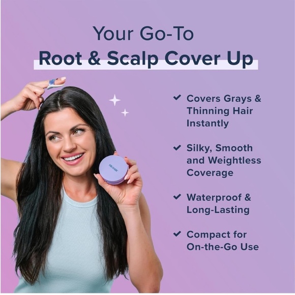 Truhair Light Blonde Root & Scalp Cover Up Pressed Powder Hair Compact - Picture 4 of 14